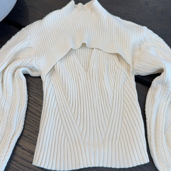 Jonathan Simkhai Sweaters - Jonathan Simkhai ivory sweater with cutout.